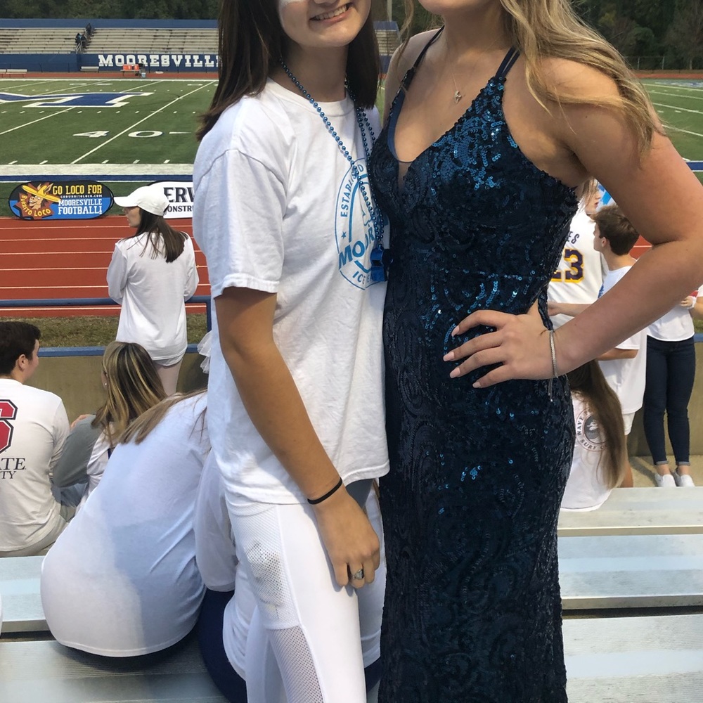Beautiful Blue Prom Dress